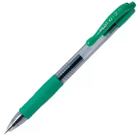 (BL-G2-7-G) PILOT BOLÍGRAFO TINTA DE GEL G-2 0.7 RETRÁCTIL VERDE