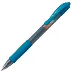 (BL-G2-7-LB) PILOT BOLÍGRAFO TINTA DE GEL AZUL  G-2 0.7 RETRÁCTIL AZUL TURQUESA
