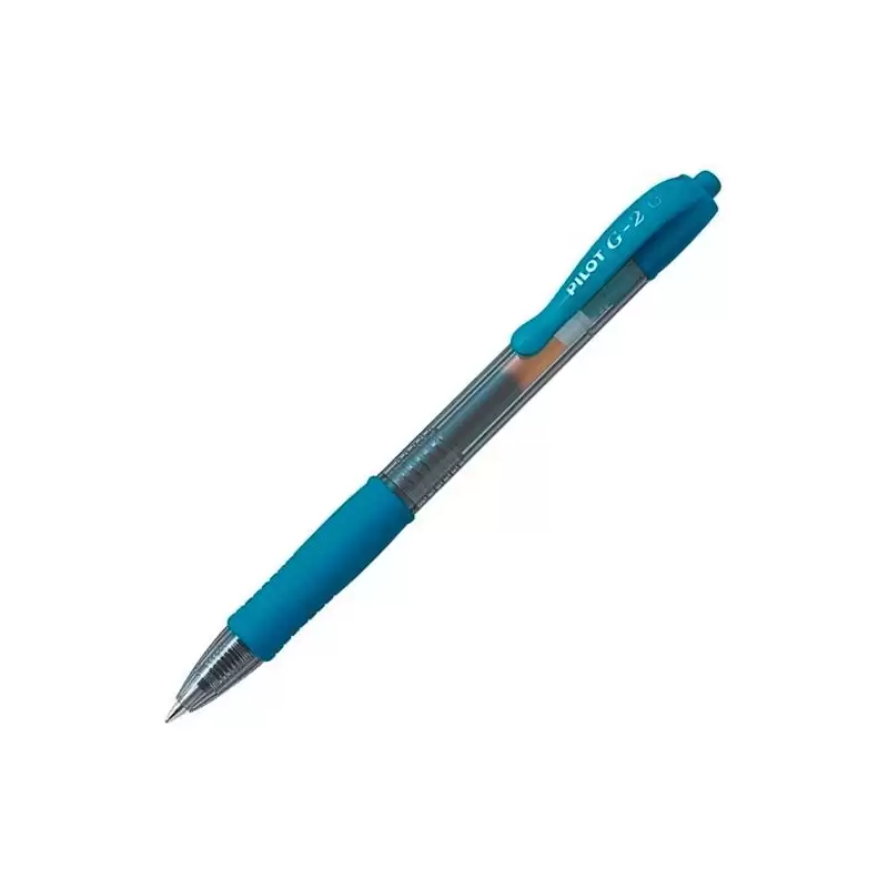 (BL-G2-7-LB) PILOT BOLÍGRAFO TINTA DE GEL AZUL  G-2 0.7 RETRÁCTIL AZUL TURQUESA