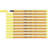 (88/24) STABILO ROTULADOR POINT 88 AMARILLO LIMÓN CAJA 10 UD