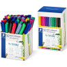 (307-S CT50) STAEDTLER ROTULADORES NORIS WRITING PEN 307 PUNTA FINA C/SURTIDOS CAJA EXPOSITORA 50 UD