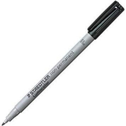 (316-9) STAEDTLER ROTULADOR NO PERMANENTE LUMOCOLOR 316 F NEGRO