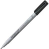 (316-9) STAEDTLER ROTULADOR NO PERMANENTE LUMOCOLOR 316 F NEGRO