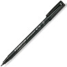 (318-9) STAEDTLER ROTULADOR PERMANENTE LUMOCOLOR 318-9 F NEGRO