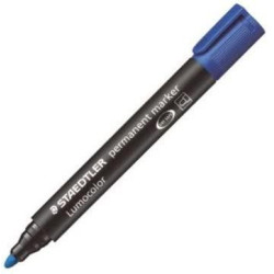 (352-3) STAEDTLER MARCADOR PERMANENTE LUMOCOLOR 352-3 AZUL