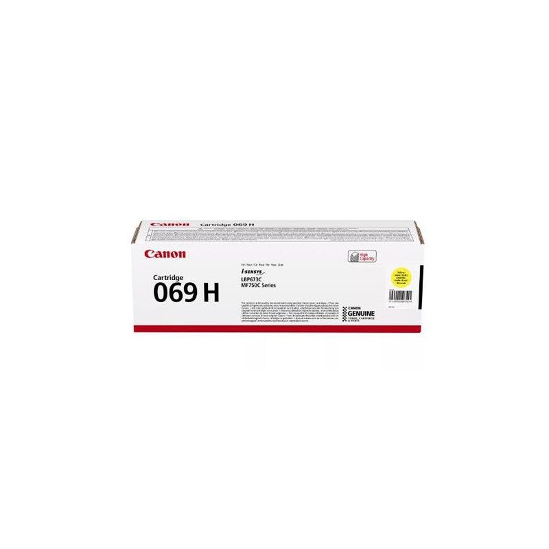 (5095C002) CANON TONER AMARILLO I-SENSYS MF 752/752CDW/754/754CDW - LBP 673/673CDW - 069HY