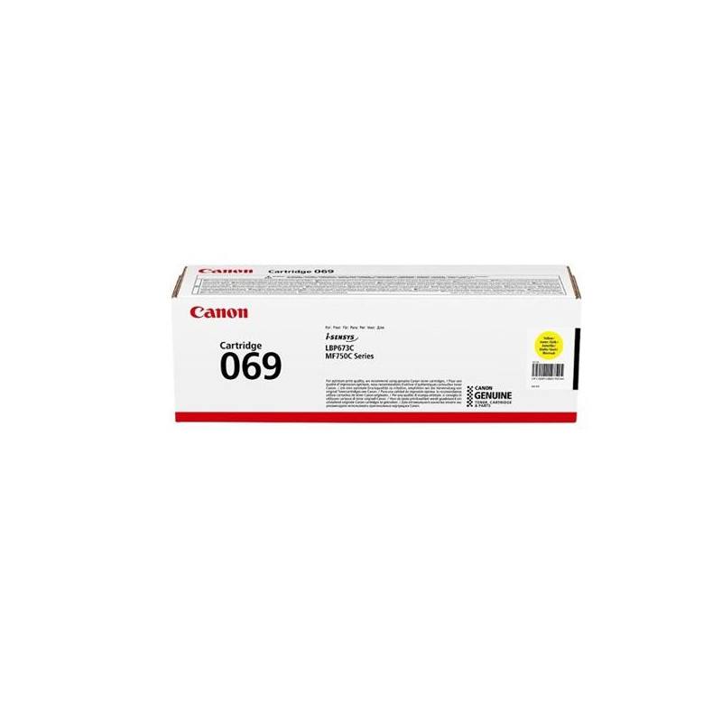 (5091C002) CANON TONER AMARILLO I-SENSYS MF 752/752CDW/754/754CDW - LBP 673/673CDW - 069Y