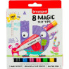 (60126008) TALENS BRUYNZEEL ROTULADORES KIDS MÁGICOS COLORES SURTIDOS ESTUCHE 8 UD