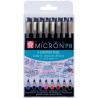 (POXSDKPN8) TALENS SAKURA ROTULADORES PIGMA MICRON PN COLORES SURTIDOS ESTUCHE 8 UD