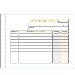 (T-54) TALONARIO ENTREGAS OCTAVO APAISADO TRIPLICADO AUTOCOPIA