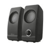(17595) TRUST ALTAVOCES 2.0 REMO SPEAKER SET 8W RMS ALIMENTADOS POR USB CONTROL VOLUMEN NEGRO