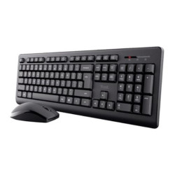 (25433) TRUST COMBO TECLADO + RATÓN INALÁMBRICO PRIMO QWERTY ESPAÑOL NEGRO