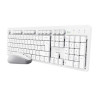 (25467) TRUST COMBO TECLADO + RATÓN INALÁMBRICO ODY II SILENCIOSO BLANCO