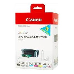 (6384B010) CANON TINTA MULTIPACK PIXMA PRO 100 CARTUCHOS (PACK 8 COLORES) - CLI 42