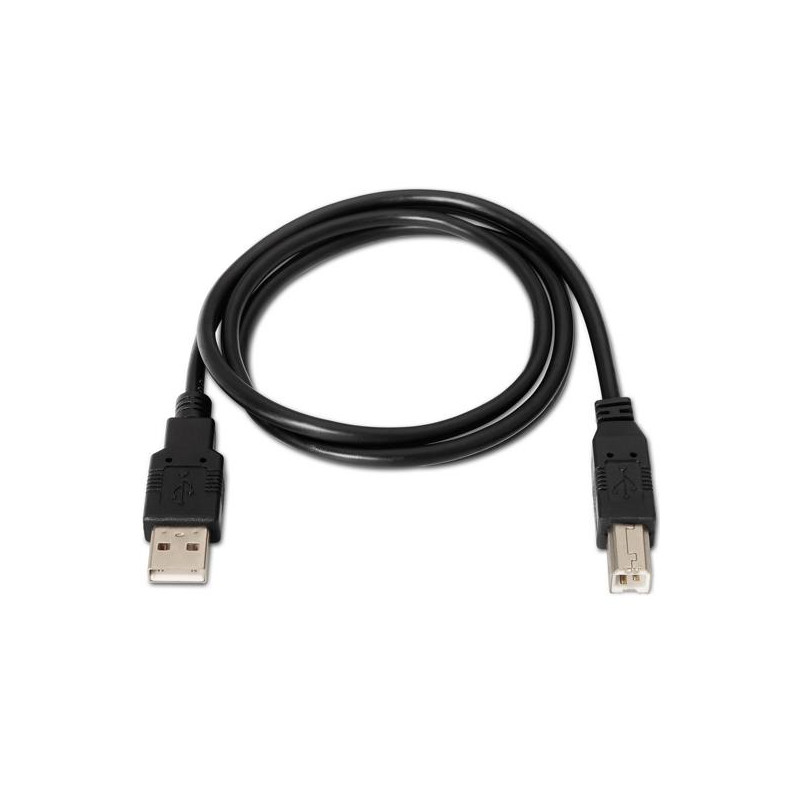 (A101-0007) AISENS CABLE USB 2.0 IMPRESORA TIPO A/M - B/M NEGRO 3