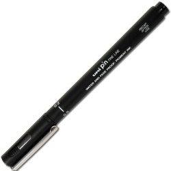 (288985000) UNIBALL ROTULADOR CALIBRADO PIN-200(S) 0.2 NEGRO CAJA 12 UD