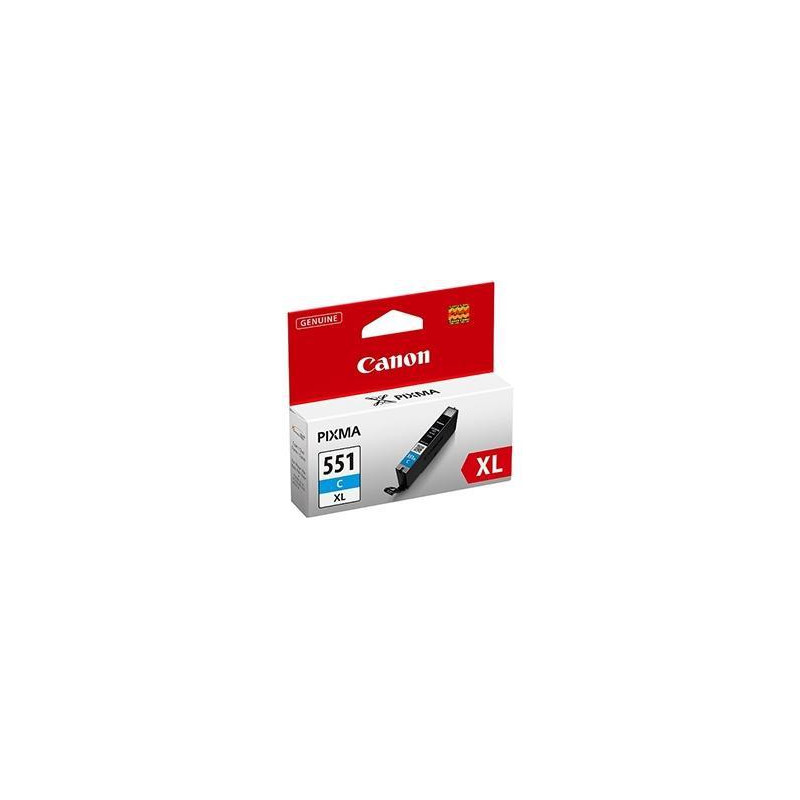 (6444B001) CANON TINTA CIAN MG 5450/6350/6400 - IP 7250 - CLI 551XLC