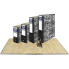 (093879) UNISYSTEM ARCHIVADOR PALANCA NOVOCLAS 65MM FOLIO RADO CARTÓN FORRADO NEGRO
