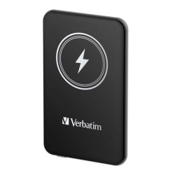 (32240) VERBATIM CARGADOR INALAMBRICO POWER BANK 5K MAH 1XUSB-C NEGRO