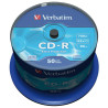 (43351) VERBATIM CD-R, 700MB, 52X, 50 PACK SPINDLE, SUPERFICIE EXTRA PROTECTION