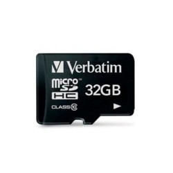(44013) VERBATIM MICRO SDHC 32GB CLASE 10