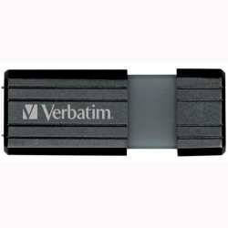 (49063) VERBATIM PENDRIVE STORE'N'GO PINSTRIPE 16GB HI-SPEED RETRÁCTIL USB 2.0 NEGRO