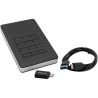 (53403) VERBATIM DISCO DURO EXTERNO STORE 'N' GO 2TB HDD 2.5" USB-C CON TECLADO Y CLAVE DE ACCESO