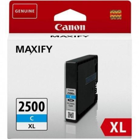 (9265B001AA) CANON TINTA CIAN MAXIFI IB 4050/4150 - MB 5050/5150/5155/5350/5450/5455 - PGI 2500XLC