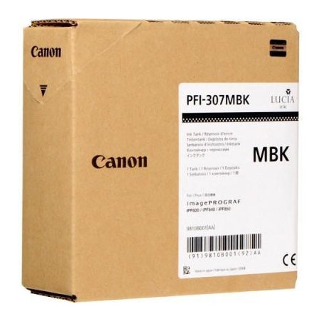 (9810B001AA) CANON TINTA NEGRO MATE IPF 830/840/850 - PFI 307MBK