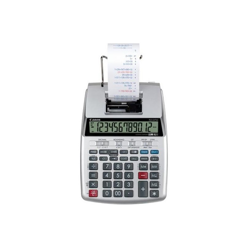 (2303C001) CANON CALCULADORA IMPRESION P23-DTSC 4 DECIMALES GRIS