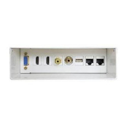 (A127-0340) AISENS CAJA DE CONEXIONES VGA - 2 HDMI - JACK 3.5 - RCA - 1 USB - 2 RJ45