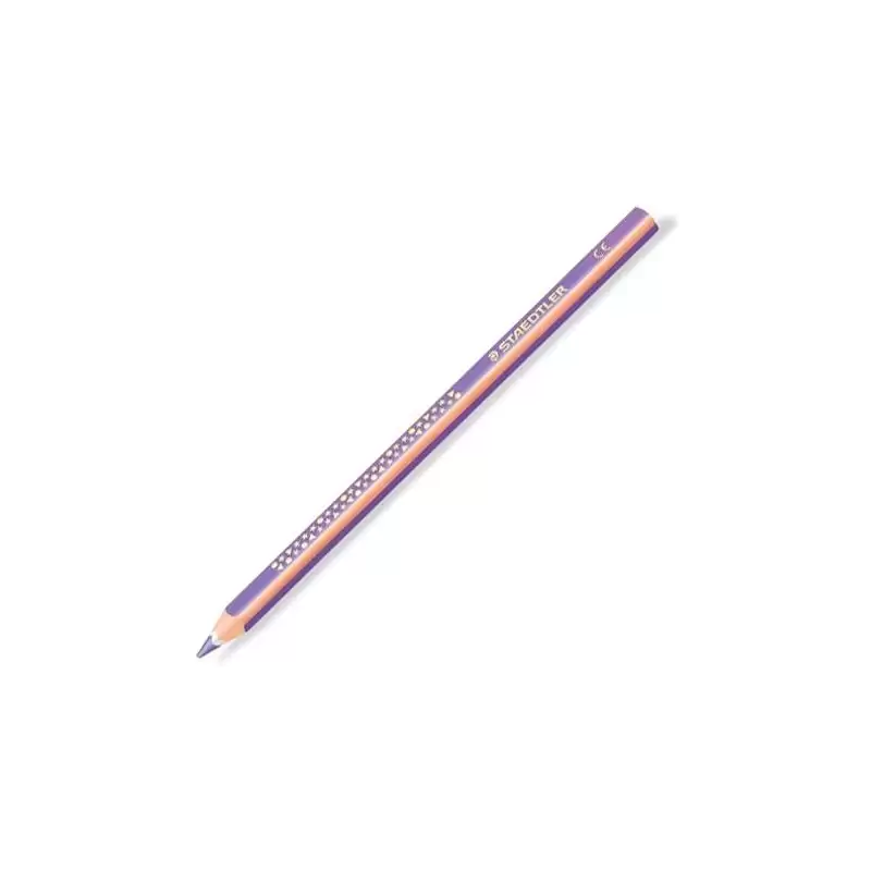 (1284-6) STAEDTLER LÁPICES DE COLORES JUMBO NORIS TRIANGULAR UNICOLOR MORADO