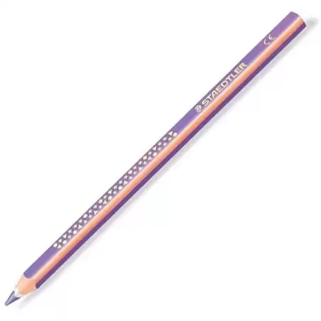(1284-6) STAEDTLER LÁPICES DE COLORES JUMBO NORIS TRIANGULAR UNICOLOR MORADO