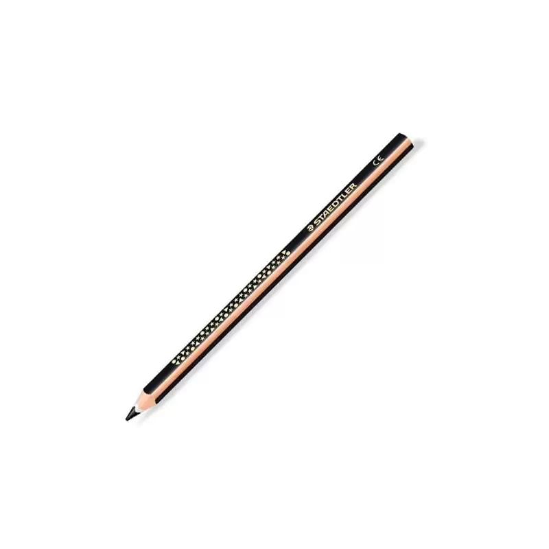 (1284-9) STAEDTLER LÁPICES DE COLORES JUMBO NORIS TRIANGULAR UNICOLOR NEGRO