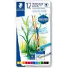 (14610C M12) STAEDTLER LÁPICES DE COLORES DESING JOURNEY 14610C C/SURTIDOS ESTUCHE METAL 12 UD