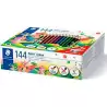 (185 C144) STAEDTLER LÁPICES DE COLORES WOPEX ECOLÓGICO 12 COLORES SURTIDOS ESTUCHE 144 UD