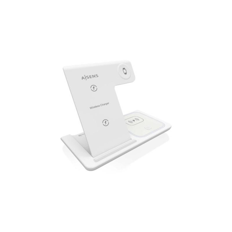 (ASCH-15W3WC044-W) AISENS CARGADOR INALAMBRICO USB-C 3 EN 1 DE 15W MOVIL