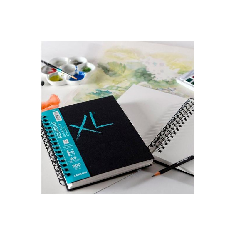 (C31200L013) CANSON BLOC DIBUJO XL AQUARELLE 34H A5 BLANCO