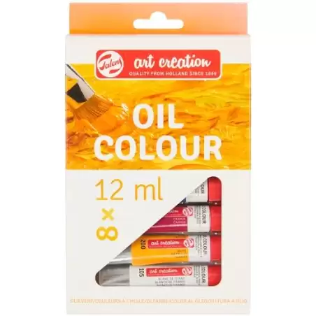 (9020108M) TALENS ART CREATION SET ÓLEO TUBO 12ML SURTIDO ESTUCHE 8 UD