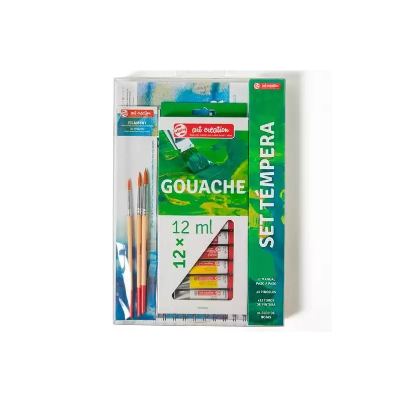 (PO200043) TALENS ART CREATION SET TÉMPERA 12 TUBOS X 12ML COLORES SURTIDOS