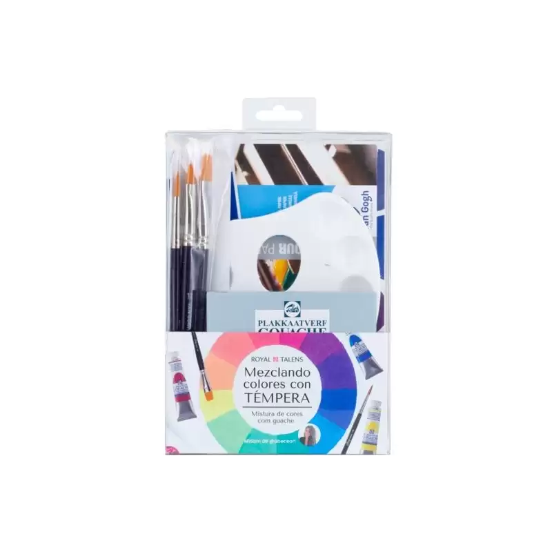 (PO200090) TALENS SET MEZCLANDO COLORES CON TÉMPERA