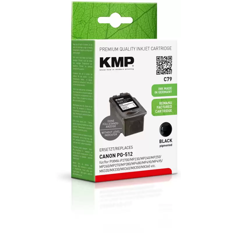 (2969B001) TINTA KMP NEGRO PIXMA IP 2700 - MP 240 250 260 270 480 490 495- MX 320 330 340 350 360 - PG 512