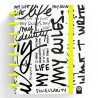 (66017180) CARCHIVO CUADERNO INGENIOX EDIT MY LIFE A5 80H 100GR CUADRÍCULA AMARILLO NEÓN