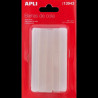 (13943) APLI BARRAS DE COLA PARA PISTOLA DE TERMOFUSIBLE TRANSPARENTES Ø11MM X 10CM -10U-
