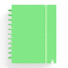 (66024121) CARCHIVO CUADERNO INGENIOX FOAM ESPIRAL A4 80H 100GR CUADRÍCULA 5X5 TAPAS PP SEMI-RÍGIDO CIERRE C/GOMA VERDE PASTEL