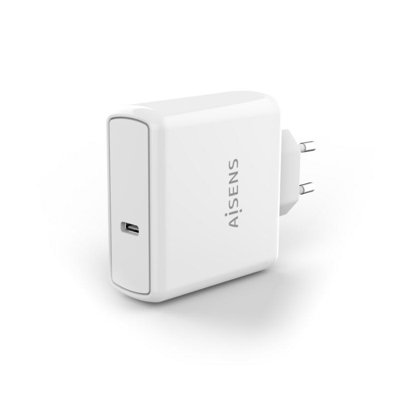 (ASCH-1PD60-W) AISENS CARGADOR PD3.0 QC3.0 1XUSB-C 60W WHITE