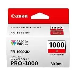 (0554C001) CANON TINTA ROJO IMAGEPROGRAF PRO 1000 - PFI 1000R