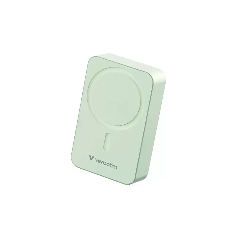 (32224) VERBATIM CARGADOR INALAMBRICO POWER BANK 20K MAH 1XUSB-C VERDE
