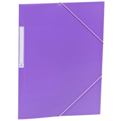 (2033K62) CARCHIVO CARPETA 3 SOLAPAS FOLIO C/GOMAS PP OPACO VIOLETA