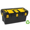 (CP14901265 NE) ARCHIVO 2000 CAJA DE HERRAMIENTAS SOSTENIBLE XL GRAN CAPACIDAD 315X655X310MM NEGRO/AMARILLO